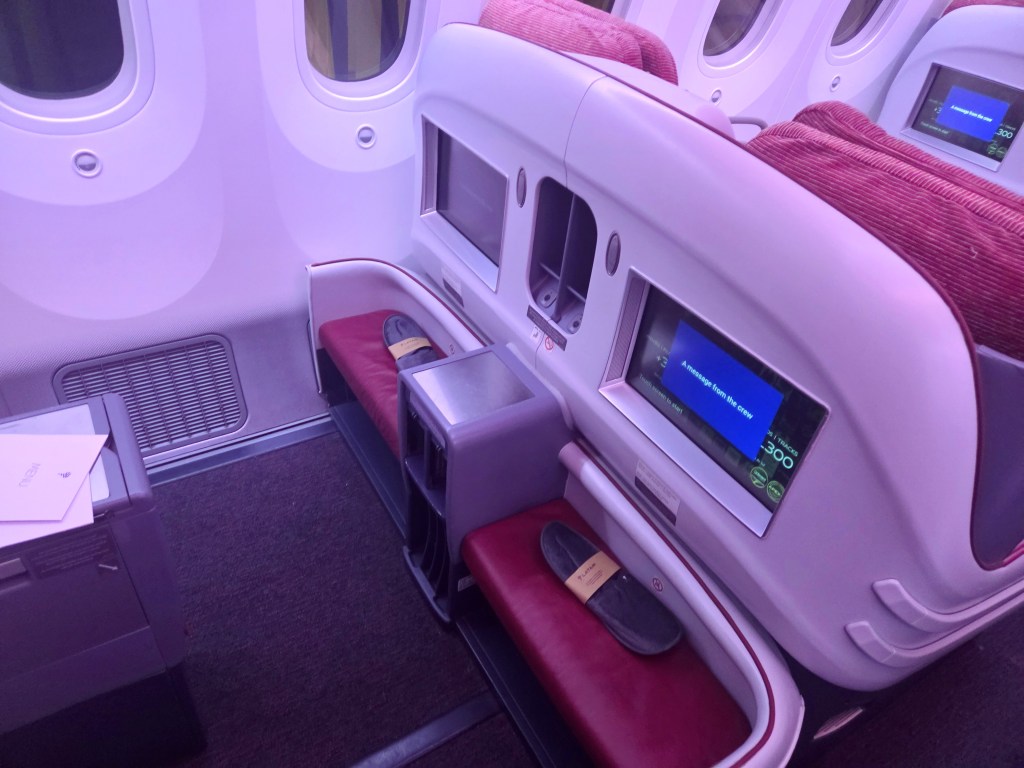 LATAM 2-2-2 configured business class seat